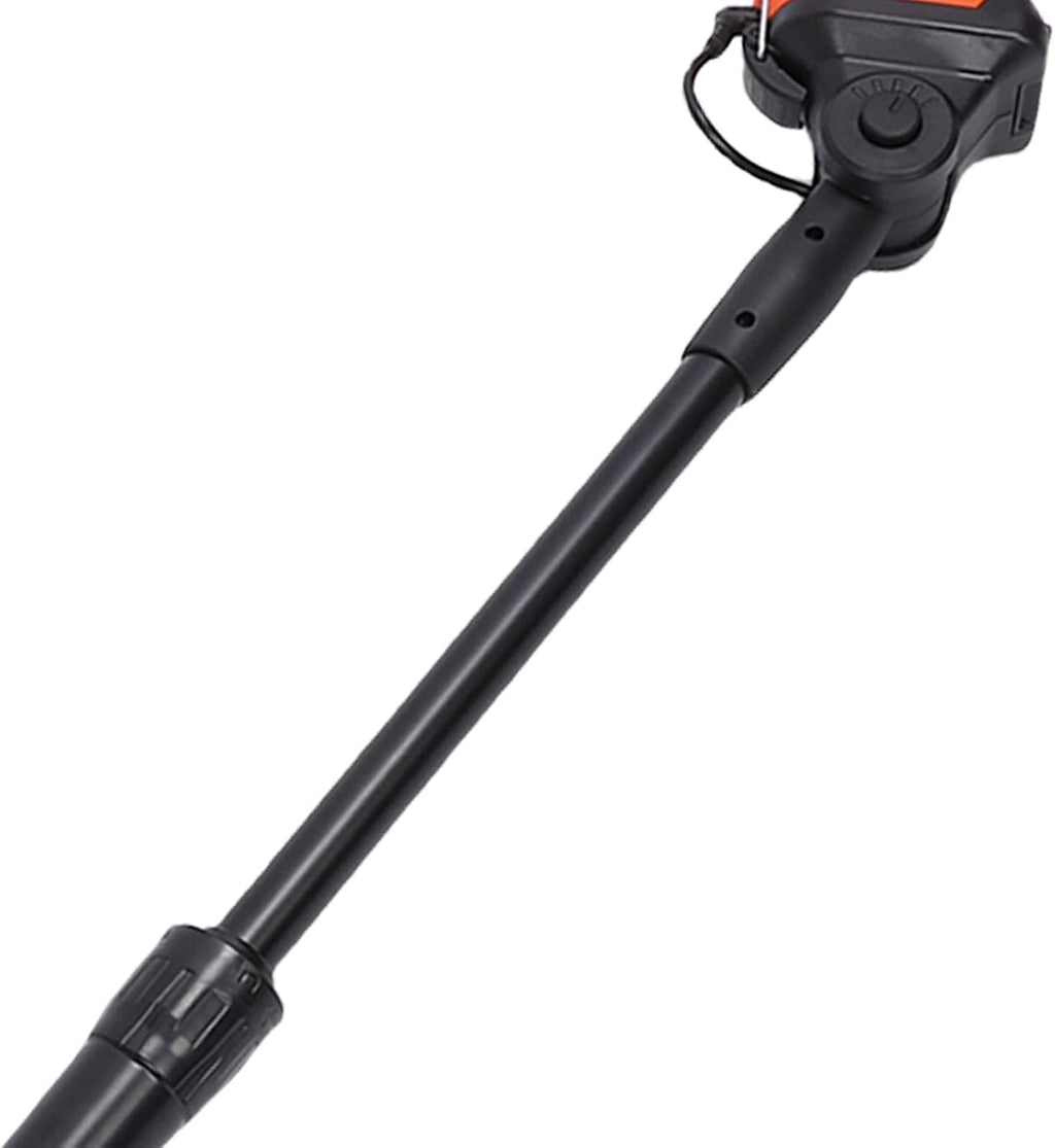 banapoy Cordless Mini Tiller, 4 Manganese Steel Tines 10cm Tilling Depth Electric Cultivator for Gardening, with 1.5Ah Battery and Foldable Handle (US Plug)