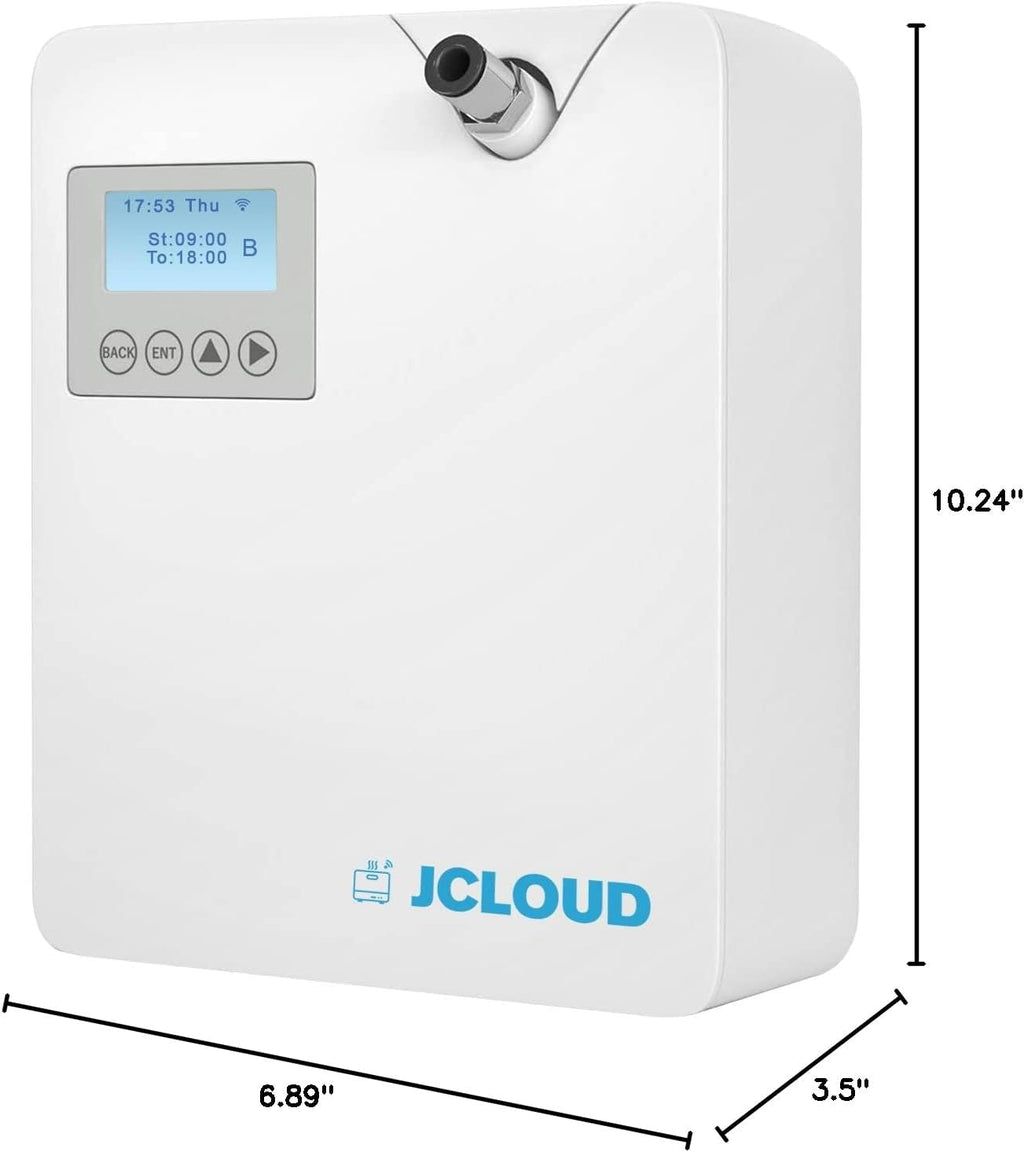 JCLOUD Smart Scent Air Machine with Cold-Air Tech for Home, Hotel Scent Diffuser, Waterless Essential Oil Diffuser 300ML, HVAC Scent Diffuser for Essential Oils for Large Room, Office, Spa