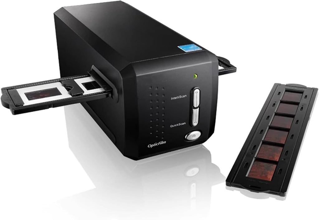 Digital Film Scanner, 35mm Film and Slide Digitizer, with 7200dpi Resolution and 3.6D Dynamic Density, Dust/Scratch Repair and Software Editing, for Office