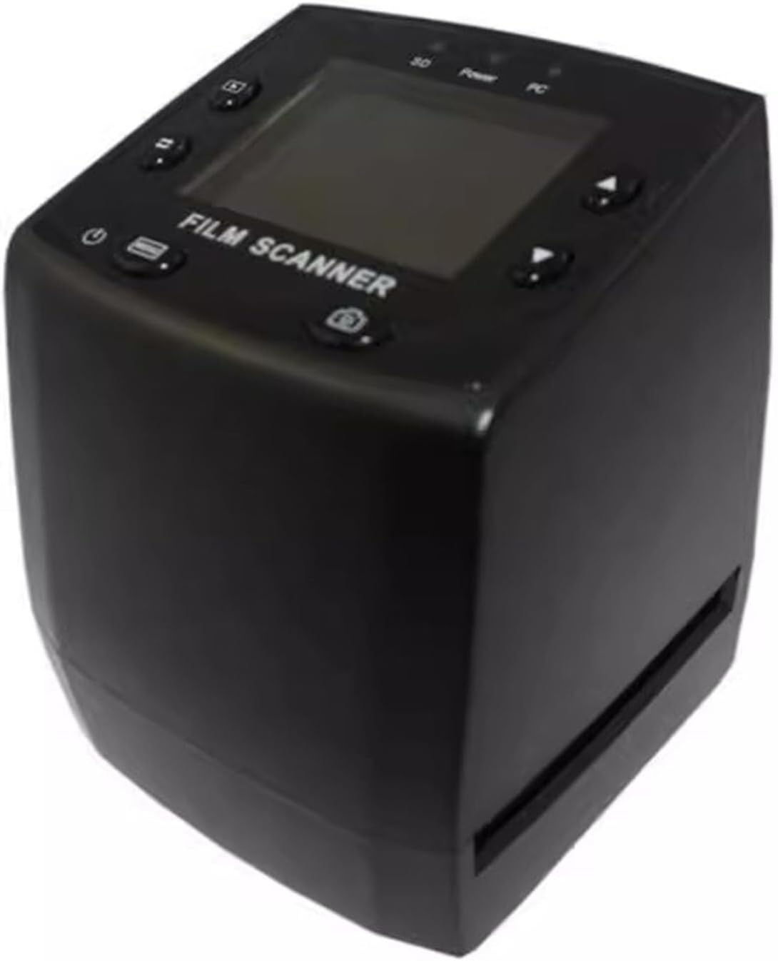 Mini Digital Film Slide Scanner, Negative Viewer, with 2.4 LCD Color Screen, Slide Mounts Feeder, Converts Film Slides to JPEG Images