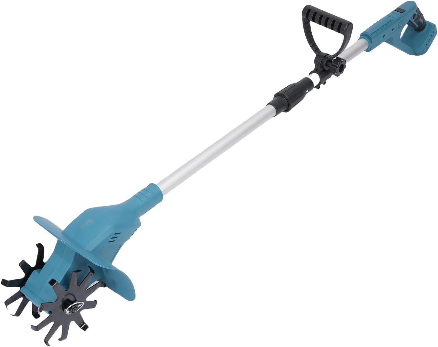 WALFRONT Cordless Tiller Cultivator 21V Electric Garden Tiller for Turning Soil, Weeding, Clearing Old (2)