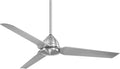 Minka-Aire F753-BNW, Java Brushed Nickel Wet 54' Outdoor Ceiling Fan with Remote Control