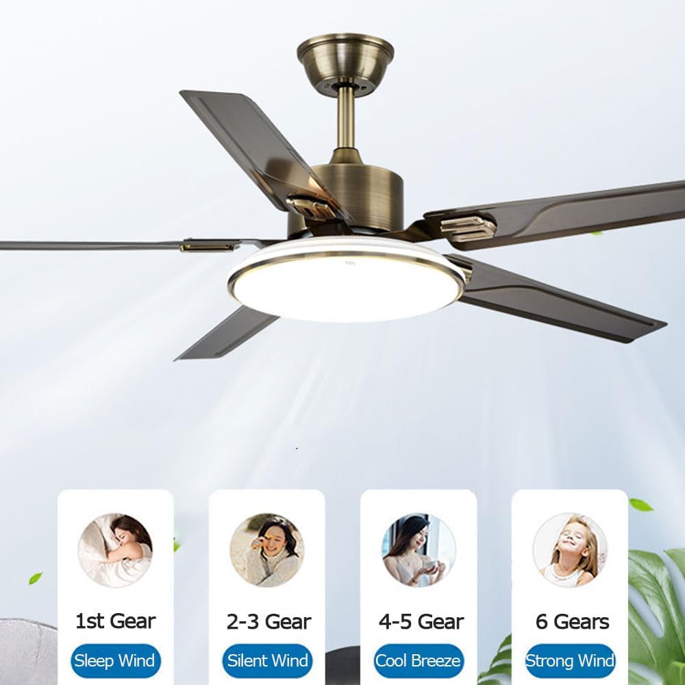Ceiling Fans with Lights and Remote 42 Inch Smart Ceiling Fan with Light 3 Color Dimmable Low Profile Ceiling Fan with Light Outdoor Ceiling Fans for Patios with Light