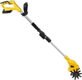 20 V Cordless Tiller Cultivator, 250 RPM Electric Rototiller for Gardening, 6.7' Deep x 4' Wide Cultivation, Batteries Included,for Farm, Park, Garden, Yard to Plow 2Battery