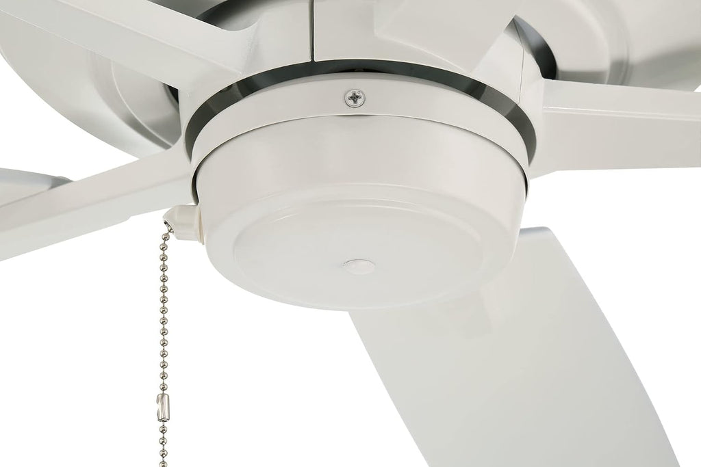 Craftmade 60' Super Pro OS60FB5 Wet Rated Fan in Flat Black with ABS Flat Black Blades