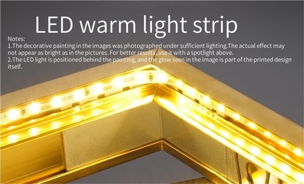 LED 3D Vision Wall Art - Lighted Chinese Landscape Decor for Entryway, Hallway, Living Room - Plug-in Sculptural Wall Decor (C, 27.6 x 55.1 IN) (A 19.7 * 39.4IN)