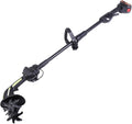 Zunate Cordless Electric Tiller, 253RPM Electric Garden Tiller, Total 3000mAh 2 Battery Powered, Dynamical Brushless Motor Enable Smooth Workflow for Gardening (US Plug)