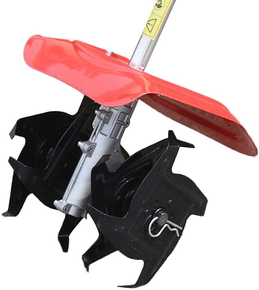 2-Stroke Gas Tiller, Cordless Tiller Cultivator Garden Cultivator, Gas Powered, Tines Tillers Mini Tiller for Scarifying Soil, Removing Weeds, Cut Wheat, Tines Tilling Tool for Lawn, Garden