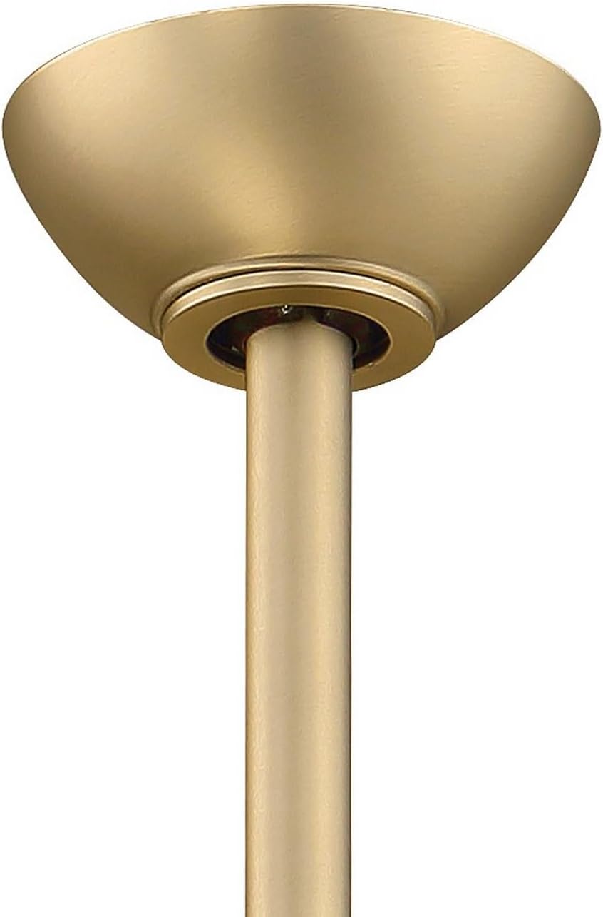 Minka-Aire F742L-SBR Molino Led 65' Outdoor Ceiling Fan with LED Lights & Remote, Soft Brass