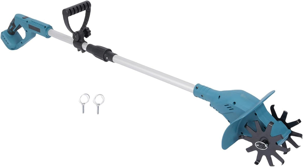 WALFRONT Cordless Tiller Cultivator 21V Electric Garden Tiller for Turning Soil, Weeding, Clearing Old (2)