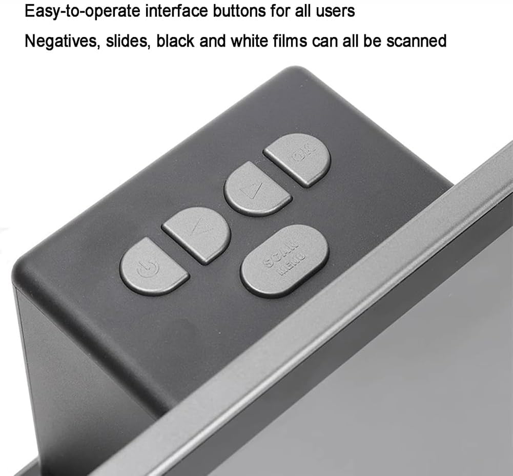 Super 8 Film to Digital Converter, Digital Film & Slide Scanner, Film Negative Scanner Slide Viewer, Converts Slides into JEPG