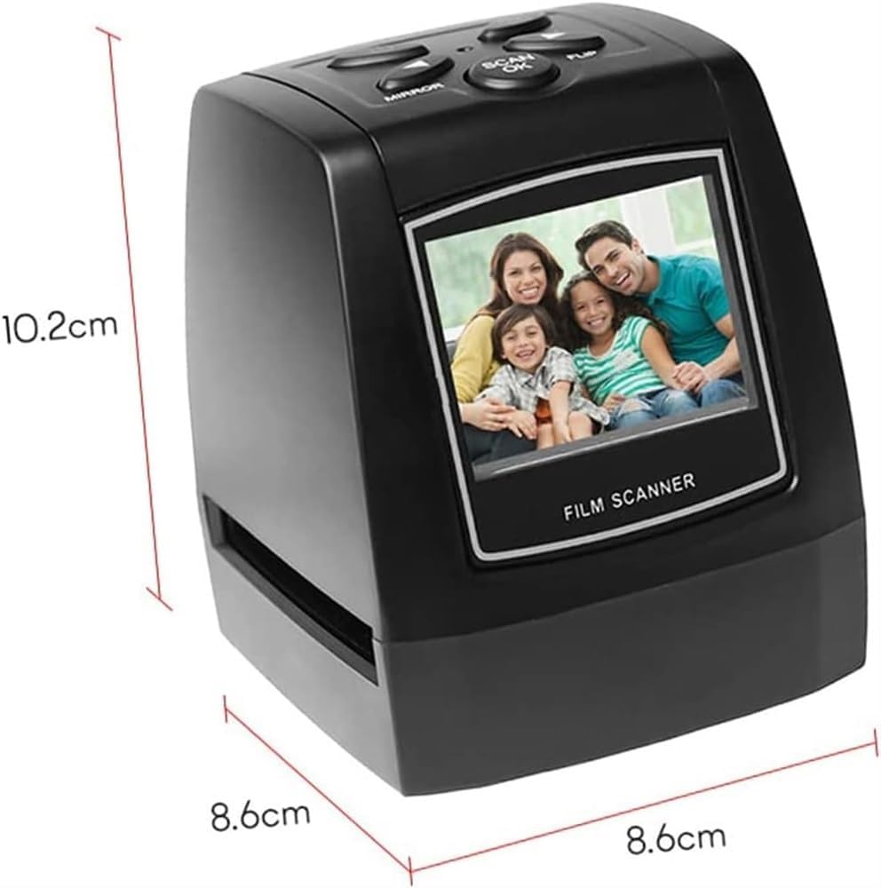 Film Slide Scanner,Negatives Scanner,Convert 135 Film/35mm Slide to JPG Digital Photos,Support USB Output