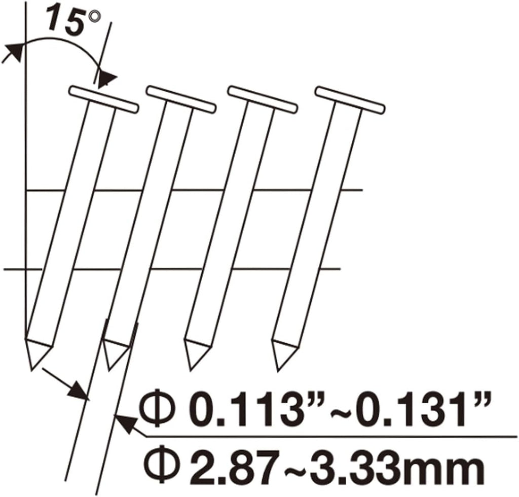 Freeman 2nd Generation Pneumatic 15° 3-1/2' Coil Framing Nailer | G2CN90 | Framing, Truss Construction, Sheathing, Subfloors, Decks, Roof Decking, Siding, Wood Fencing, Crate and Pallet Assembly
