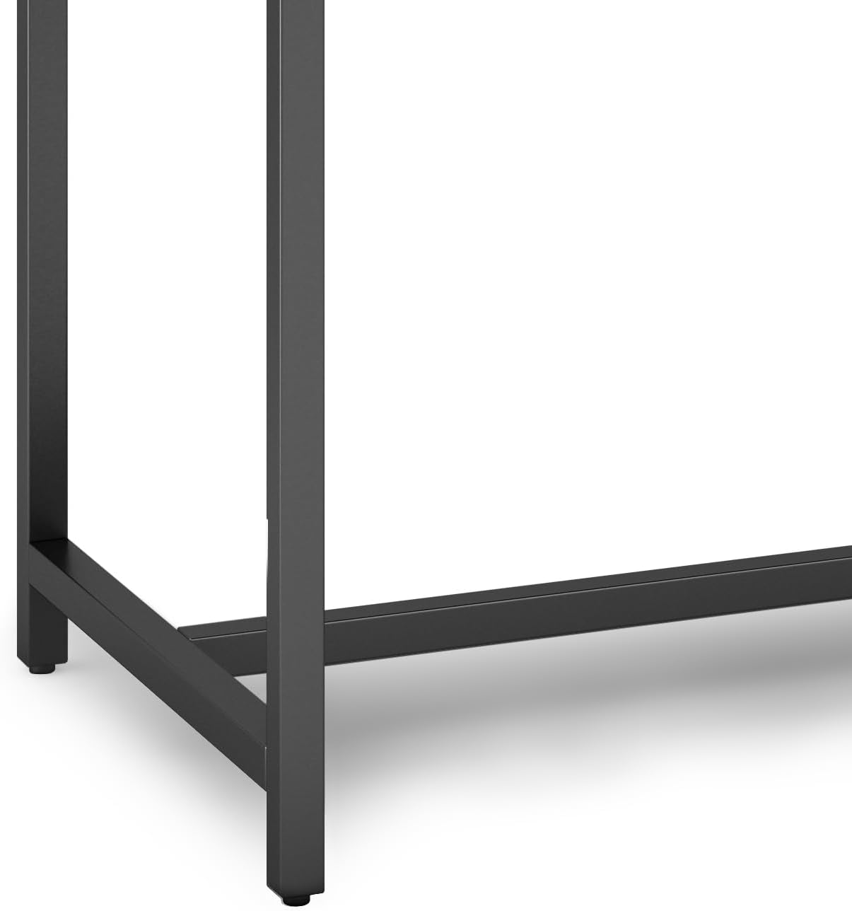 SIMPLIHOME Banting Desk - 60 Inch Wide Solid Wood and Metal Writing Desk in Medium Saddle Brown, Modern Industrial Home Office Computer Table for Study with 2 Drawers and Flip-Down Keyboard Tray