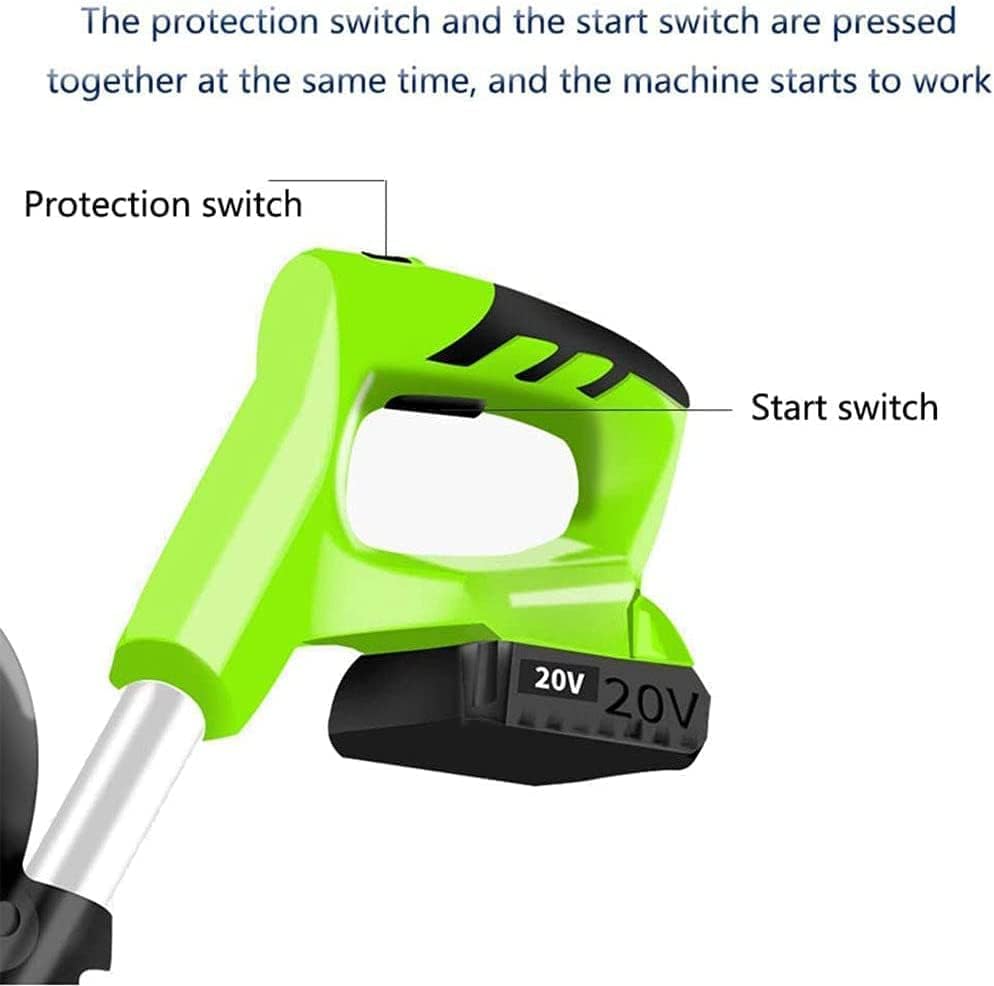 Cordless Handheld Electric Rototiller Adjustable Handle Gardening Tool for Vegetable Gardens Garden Tiller