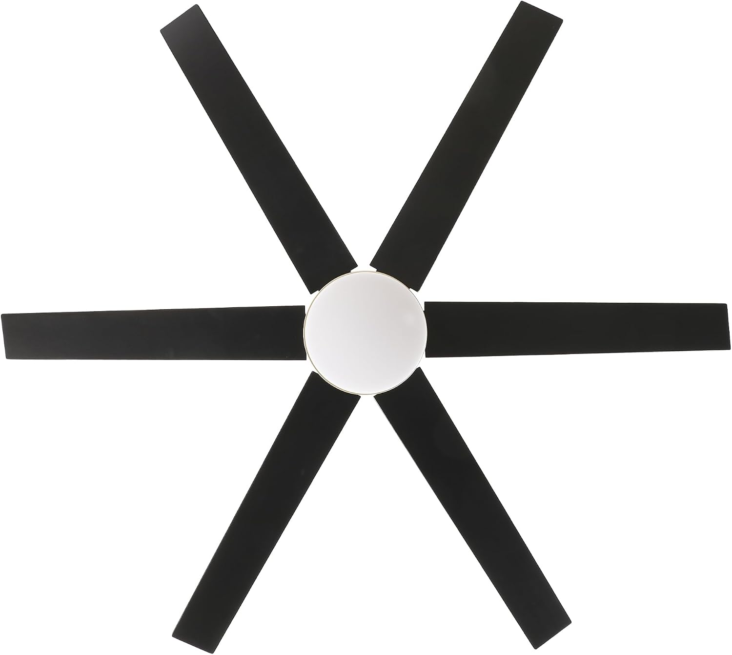 60 Inch Gold Ceiling Fan with Lights and Remote/APP, Modern Black Gold Ceiling Fan 5 Blade Fandelier for Living Room Shop, 3CCT, 6 Speeds, Timer, Quiet DC Motor Indoor Large Ceiling Fan
