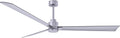 Matthews AK-BN-BN-72 Alessandra Wet Rated 72' Outdoor Ceiling Fan without Light, Remote Included, Silent DC Motor, Brushed Nickel