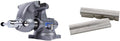 Wilton Tradesman Bench Vise, 6-1/2' Jaw Width, 6' Max Opening, 4' Throat (Model 1765) & Magnefix Aluminum Vise Jaw Pads (A-6.5)