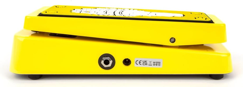 Dunlop KH95Y Kirk Hammett Cry Baby Wah Yellow Sparkle Edition - Bundle with 2 Patch Cables and Dunlop Custom Jazz III Guitar Picks