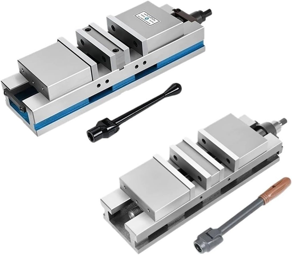 Heavy-Duty Machine Two-Way Angle Solid Flat-Nose Pliers CNC Double-Opening Machine Vise 4 6 Inch Clamp(4 inch)