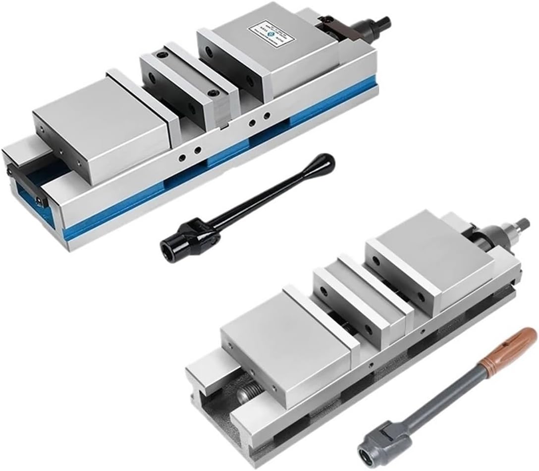 Heavy-Duty Machine Two-Way Angle Solid Flat-Nose Pliers CNC Double-Opening Machine Vise 4 6 Inch Clamp(4 inch)