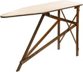 Lehman's Folding Wooden Ironing Board, Amish Made with Ironing Board Pad and Cover, Dark Finish