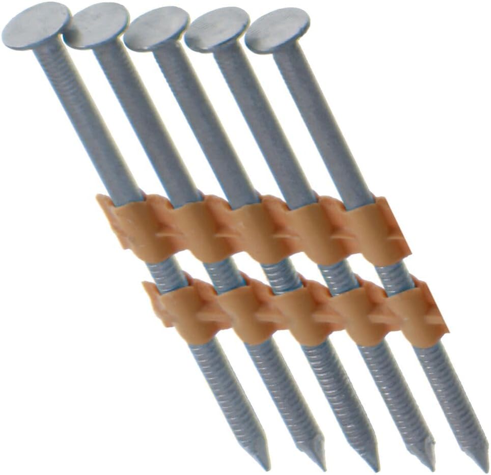 Grip-Rite PrimeGuard Max Plastic Collated Framing Nails - for Wood-to-Wood Applications - 20-22 Degrees - 304 Stainless Steel - 3' x .120-1000 Count - MAXC62892