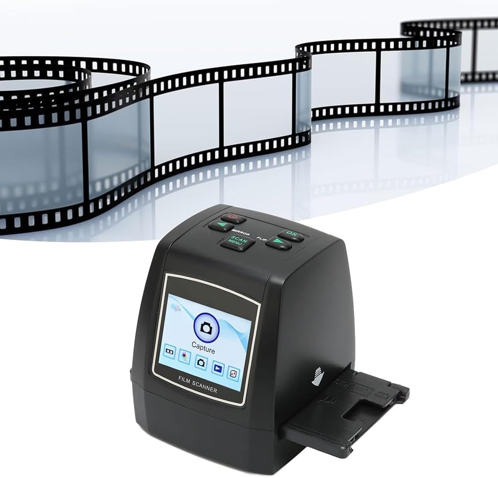 Mini Film Scanner, Digital Film Slide Scanner, Digital Film Slide Scanner, Photo Scanner, Converts 35Mm Film Negatives