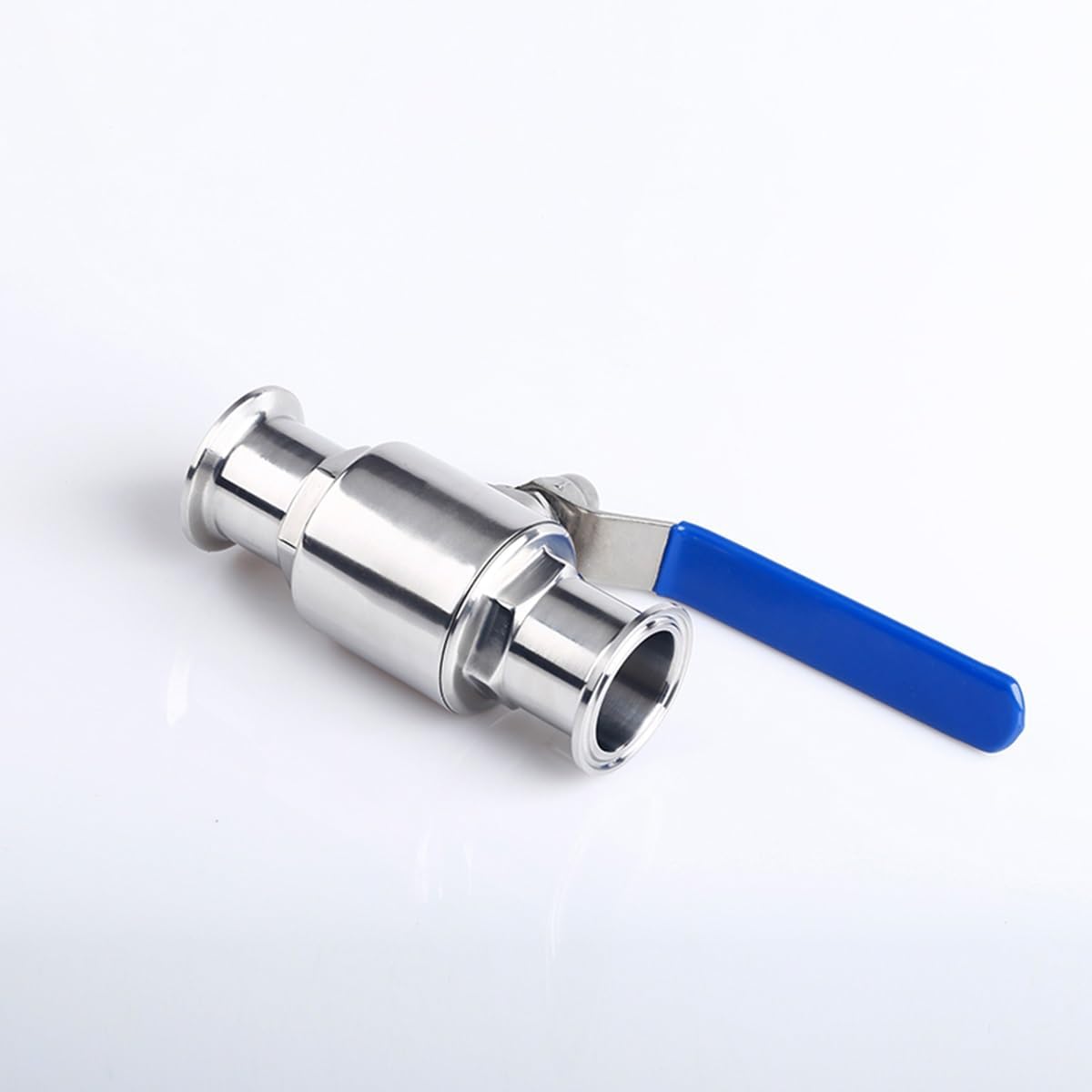 316L Stainless Steel Ball Valves,Quick-Opening Clamp Snap-in Food-Grade Straight-Through Quick-Connect Valve(2-1/4')
