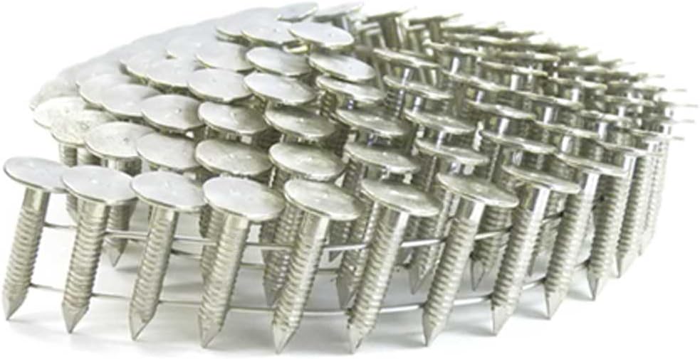 3/4' Ring 304SS Coil Roofing Nails 3,600ct