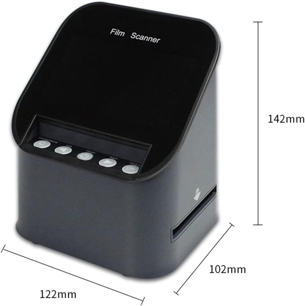 Digital Film Scanner, 22MP Film and Slide Scanner, with Large 4.3' LCD Screen & HDMI, Built-in Memory, Convert Color Slides JPEG Photos