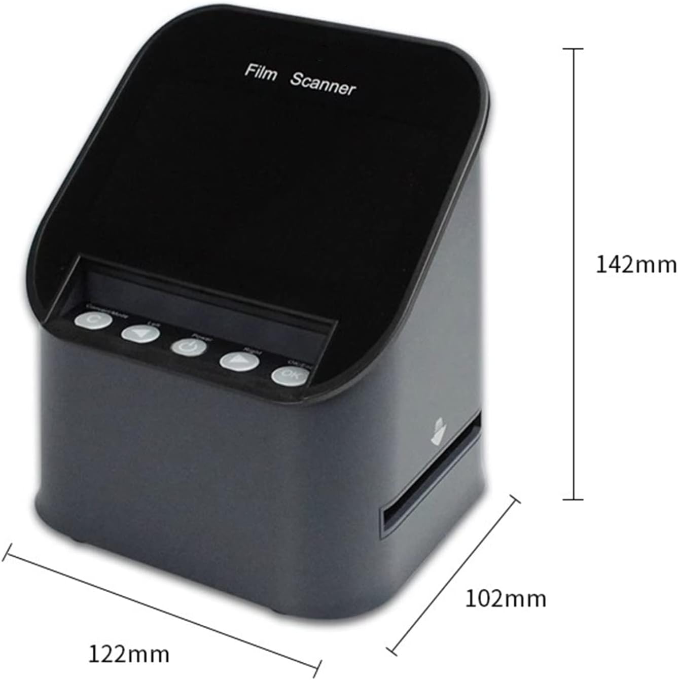 Digital Film Scanner, 22MP Film and Slide Scanner, with Large 4.3' LCD Screen & HDMI, Built-in Memory, Convert Color Slides JPEG Photos