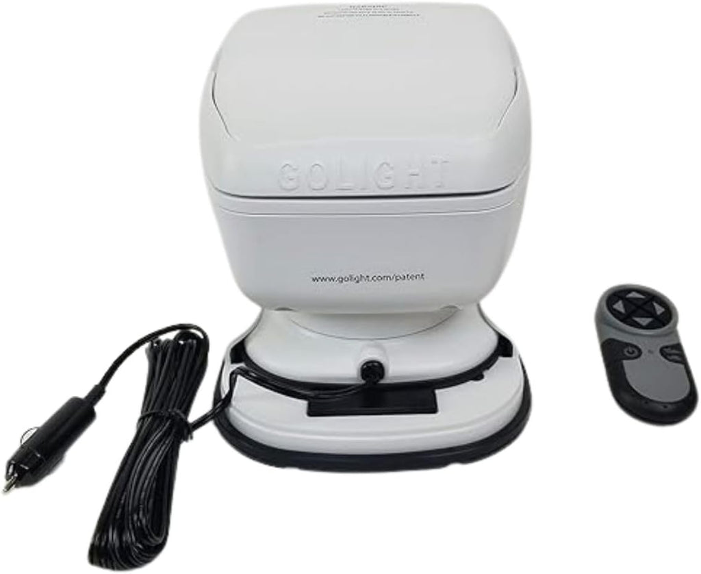 GO Light | GT Series Model 7901GT Halogen Spotlight, Portable Mount, Wireless Hand-Held Remote, White | Long-Range Work Light for Trucks, RVs, Boats, ATVs & Marine Use