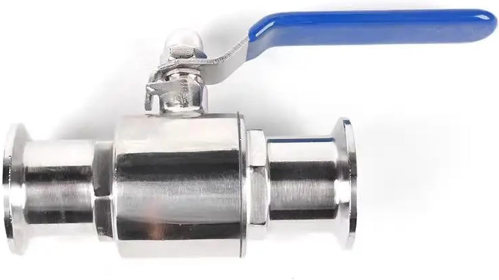 304 stainless steel quick-loading ball valve quick-opening clamp clamp type straight-through manual valve(51mm x Ferrule64)