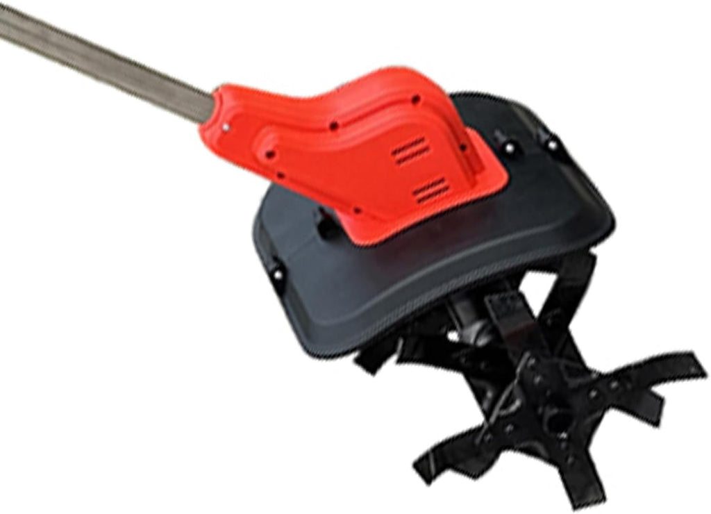Electric Garden Cultivator Tiller, 24cm Working Depth, 2 Battery Operated, Lightweight Ergonomic Handle - Digital Display, Efficient Performance, Ideal for Gardening
