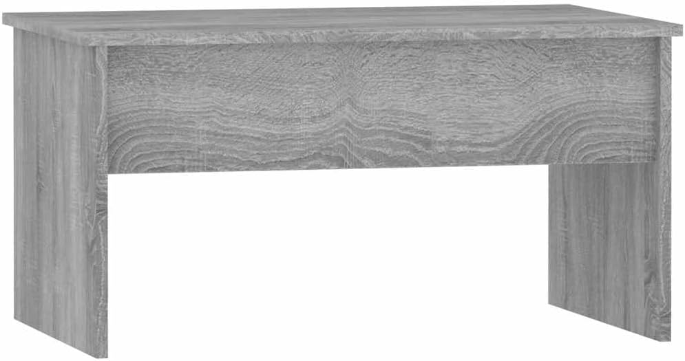 Modern Coffee Table with Hidden Compartment, Lift Top Coffee Table for Home, Office, Gray Sonoma 31.5'x19.9'x16.3' Engineered Wood,-961