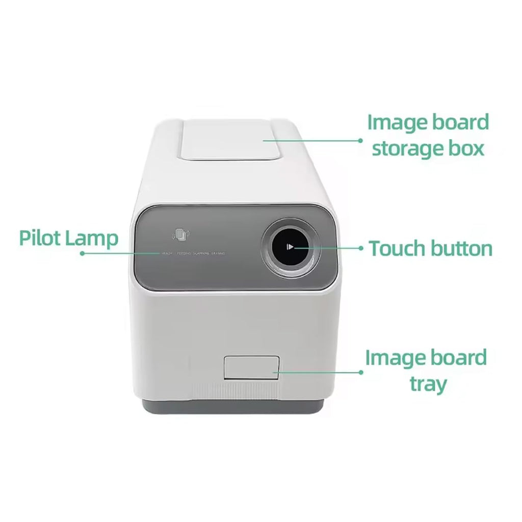 X ray Image Scanner, Dental PSP Scanner Digital Imaging Phosphor Plate Scanner System for Veterinary and Lab