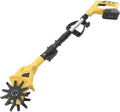 20V 250RPM Electric Tiller, 3.9inch Wide Battery Powered Garden Cultivator, Cordless Tiller Cultivator, Extendable Pole for Lawn,Yard,Soil Cultivation