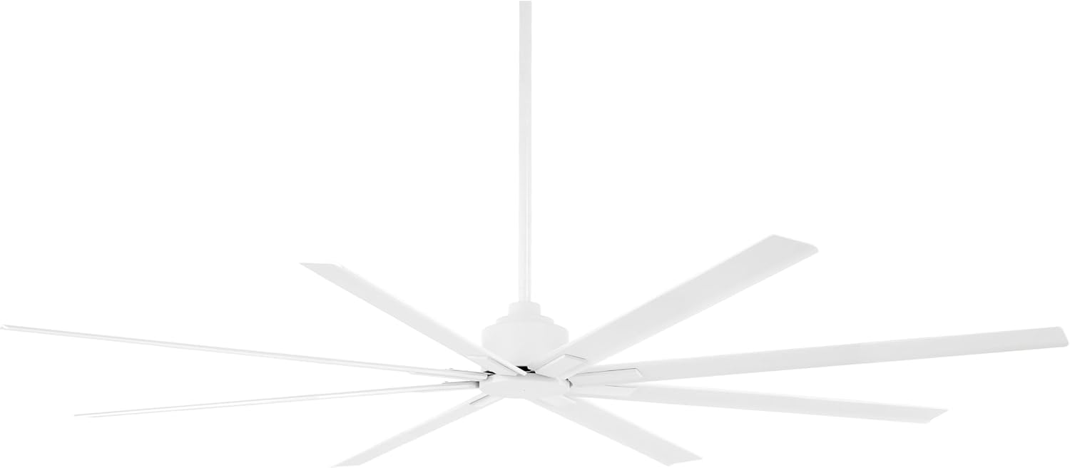 Minka-Aire F896-84-WHF Xtreme H2O 84 Inch Outdoor Ceiling Fan with DC Motor in Flat White Finish