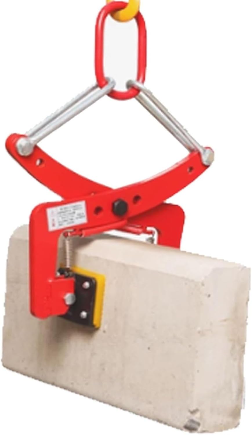 SHYP Granite Slab Lifting Clamps, 2.3in-11.8in Vertical Stone Lifting Clamps, Marble Heavy Duty Stone Carrying Clamps, Scissor Lifting Clamp for Lifting Handling Transporting(Opening Size 3.9-11.8in)