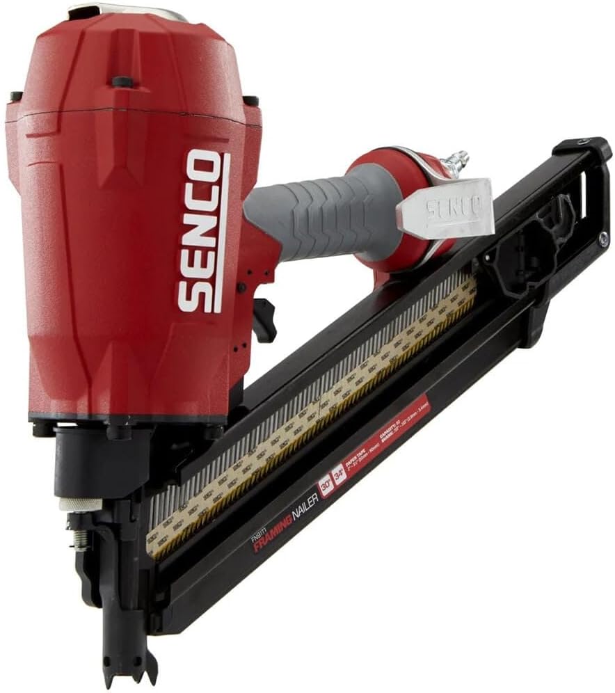 Senco FN91T1 Pneumatic Framing Nailer, 3-1/2', 30 Degree, Paper Tape Collated