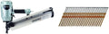 Bundle of Metabo HPT Framing Nailer | NR90AES1 + Metabo HPT Framing Nails | 2 In. x 0.113 | 21 Degree | Full Round Head | Hot Dipped Galvanized | Ring Shank | 1,000 Count | 20171SHPT