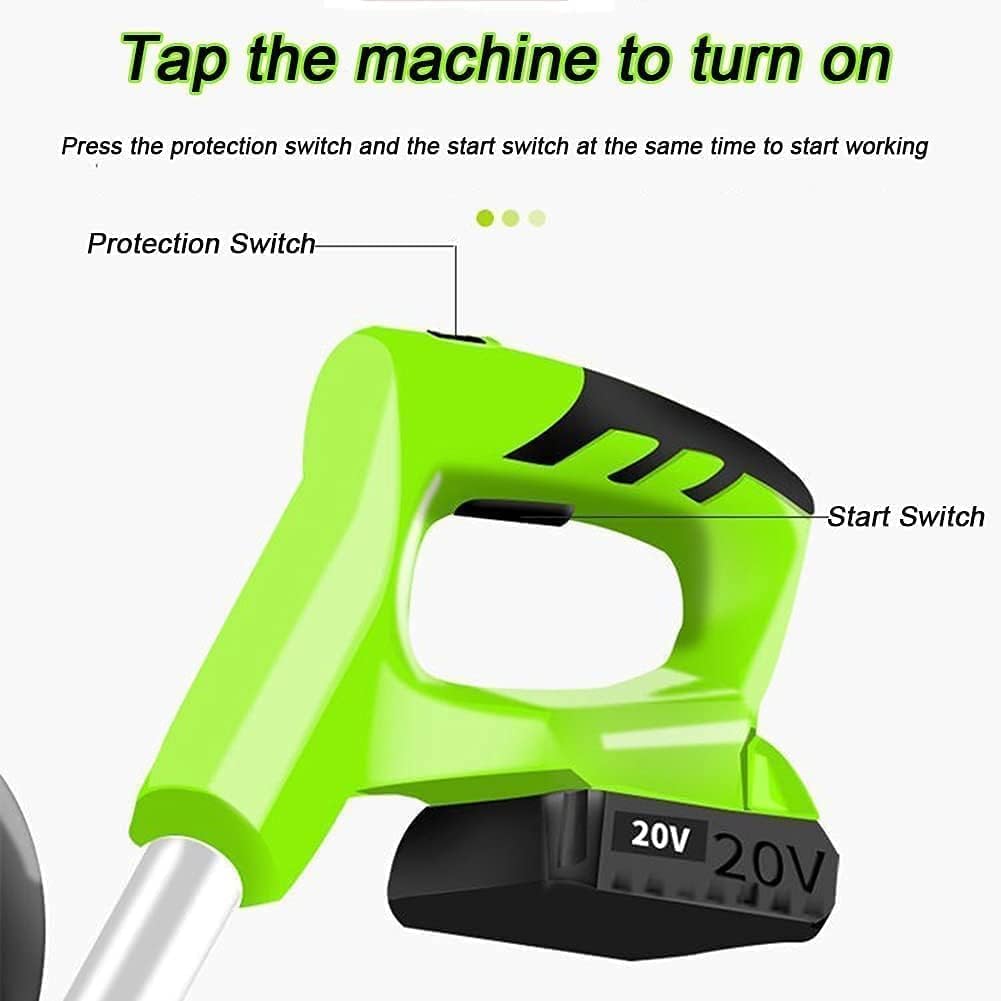 MaiBuL LNNW Garden Cultivator Cordless TillerElectric Cordless Tiller with Adjustable HandlePortable Tiller for Garden and Vegetable Plots for Garden, Vegetable Plots