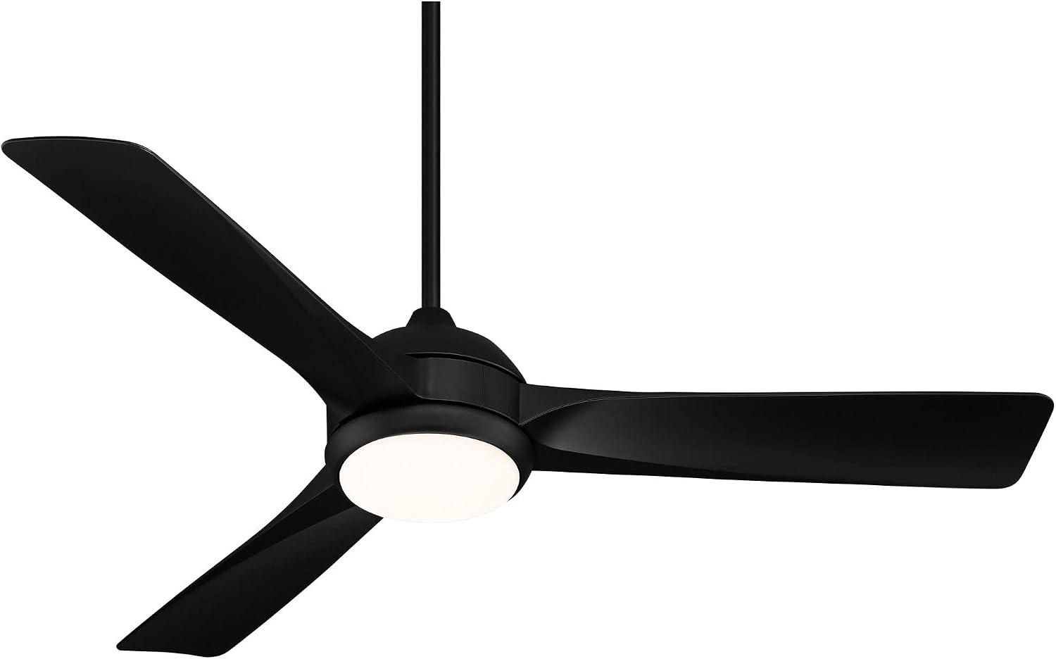 Casa Vieja 54' Expdite Modern Industrial 3 Blade Indoor Outdoor Ceiling Fan with Light LED Remote Control Black Brown White Diffuse Damp Rated for Patio Exterior House Porch Gazebo Garage