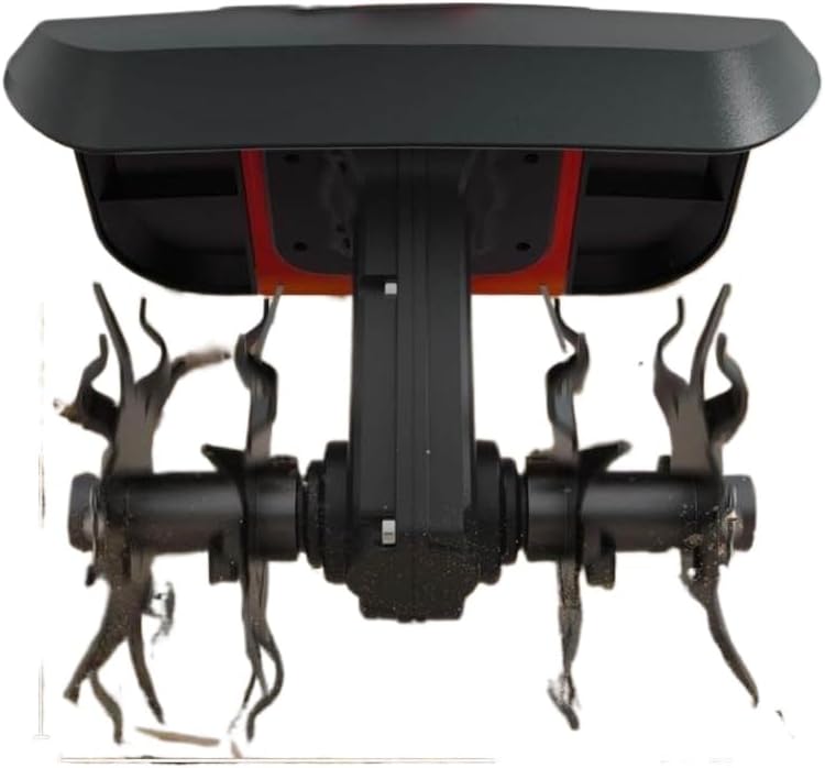 Electric Garden Tiller Cultivator 360 RPM 9 in Tilling Width Tool Only Compatible with Automotive Motorcycle Parts Use with Milwaukee 18V Batteries