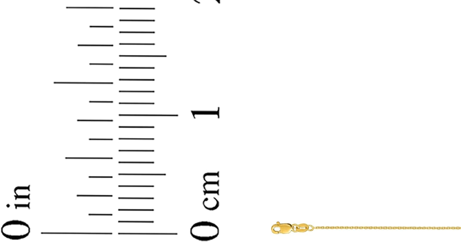 Floreo 10k Yellow Gold or White Gold 0.87mm Double Extendable Solid Cable Chain Adjustable Necklace, 16' - 17' - 18 Inch