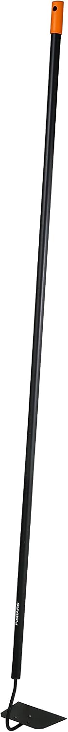 Fiskars Solid Hoe, Length: 155 cm, Width: 16 cm, Steel Head/Aluminium Handle, Black/Orange, 1016035