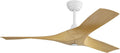 CACI Mall 52 Inch Propeller Ceiling Fan No Light, Remote Control, 6 Speeds Noiseless DC Motor, 3 ABS Blades, Indoor Outdoor Ceiling Fans for Living Room, Bedroom, Patio