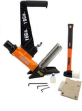 Freeman PF1618GLCN Pneumatic 3-in-1 16-Gauge and 18-Gauge 2' Flooring Nailer with Flooring Mallet and Interchangeable Base Plates