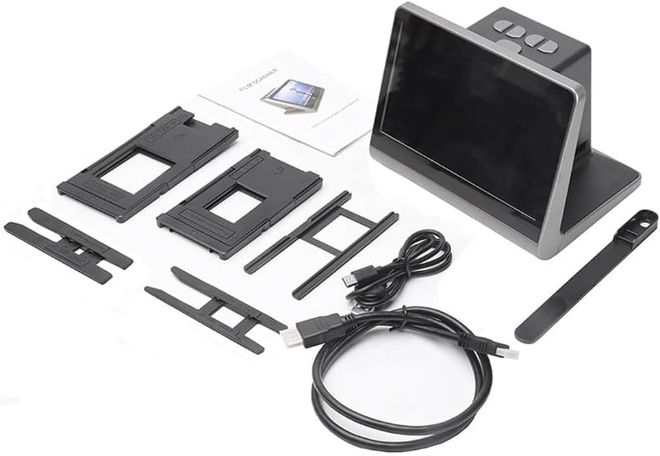 Super 8 Film to Digital Converter, Digital Film & Slide Scanner, Film Negative Scanner Slide Viewer, Converts Slides into JEPG